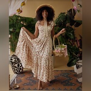 ISO (In Search Of) Dynasty George clementine dress XS/S/M